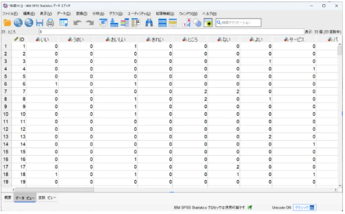 Text Coder X for SPSSの特徴その3